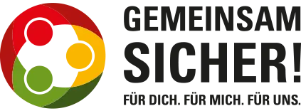 „Gemeinsam sicher“-Logo