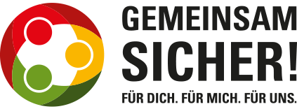 „Gemeinsam sicher“-Logo